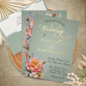 Signe De Table Faveurs Wildflowers - Sauge