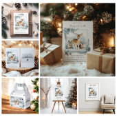 Invitation Animaux d'hiver Froid hors Baby shower