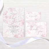 Poster Baby shower Pink Snowflake Quelle taille a le vent