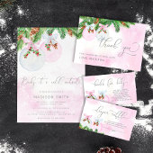 Serviette En Papier Baby shower de Noël d'hiver