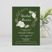 Modern Ivoor Bloemen Script Gepersonaliseerde brui Denim Jacket