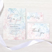 Serviette En Papier Flèche de neige rose hivernale