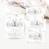 Sachets En Papier Hiver Moderne Baby shower neutre d'attente rapide