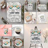 Invitation Baby shower d'ornements de boules de neige d'hiver