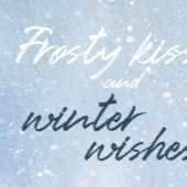 Winter Snowy Mountain Forest bruiloft Save The Date