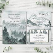 Invitation Forêt Wonderland | Changement de plan du mariage (Personnalisez la collection de ce créateur indépendant.)