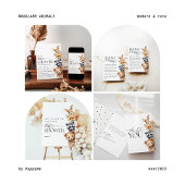 Gobelets En Papier Animaux des bois Baby shower moderne