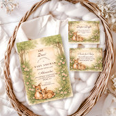 Invitation Woodland Deer Baby Shower