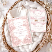 Carte D'accompagnement Woodland Toile Diapper Raffle