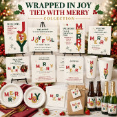 Serviette En Papier Attaché avec Joyeux Noël