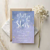Invitation Écrit dans la Fête des mariées des étoiles