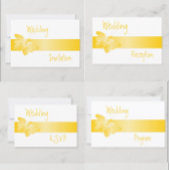 Save The Date Mariage Enregistrer La Date Papillon Jaune