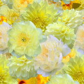 Invitation Simple Arched Die-Cut Yellow Floral Wedding