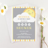 Papier Budget Vous Êtes Mon Baby shower Sunshine Invitati