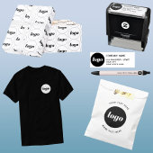Eenvoudige Logo met tekstverwerkers T-shirt