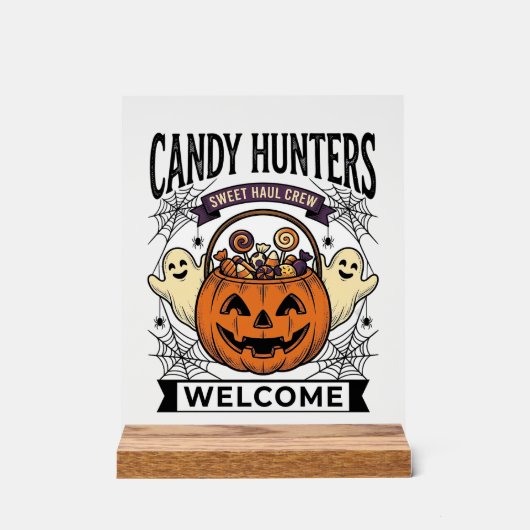 Collectionneur de bonbons Halloween Gravure vintag (Recto)