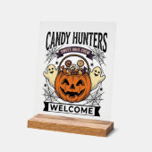 Collectionneur de bonbons Halloween Gravure vintag (Angle)