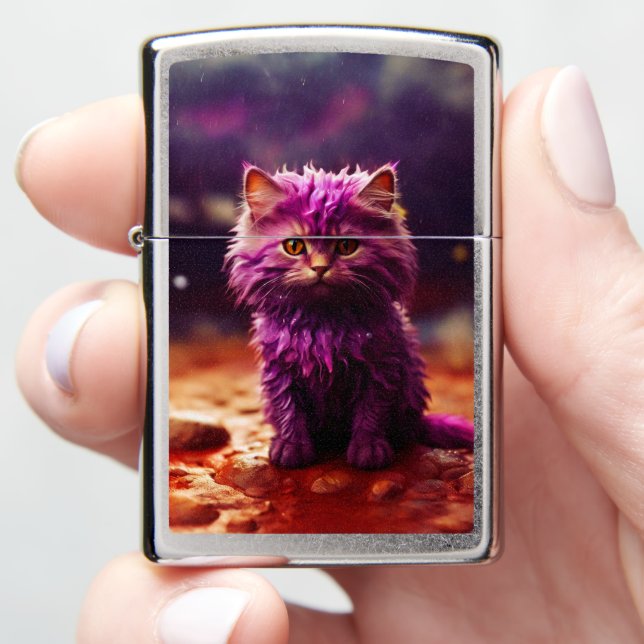 Collector Cat Zippo aansteker (In Hand)