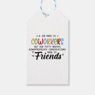 Collega Citaat - Werk Maakte Ons Collega's Vriende Cadeaulabel