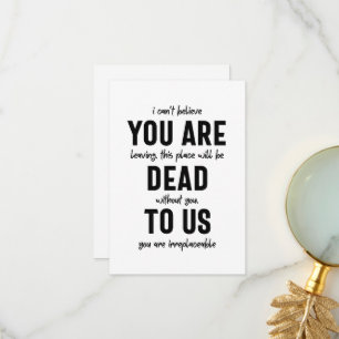 collega farewell, pensionering, medearbeider vaarw bedankkaart