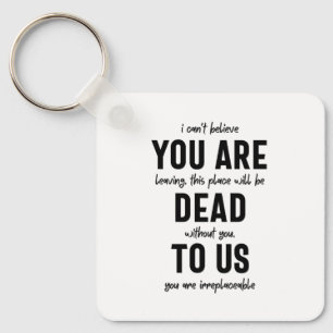 collega farewell, pensionering, medearbeider vaarw sleutelhanger