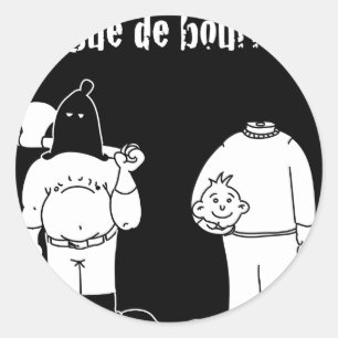 Collega van Bourreau (Francois Ville & Gdb Gdblog) Ronde Sticker