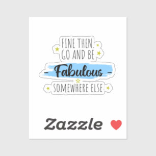 Collega vertrekt, gaat weg, afscheidscadeau sticker