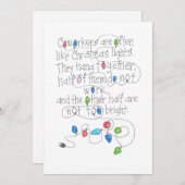 COLLEGA'S NOTITIEKAARTJE (Voorkant / Achterkant)