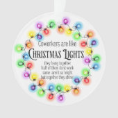 Collega's Waardering Kerstcadeau Ornament (voorkant)