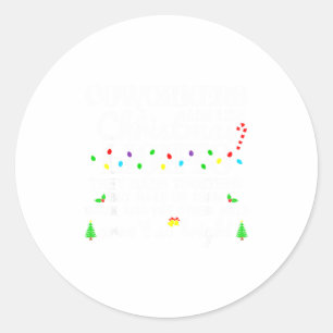 Collega's zijn als kerstlichtjes voor leraar St Ronde Sticker