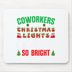Collega's zijn als Kerstverlichting Funny Kantoor Muismat