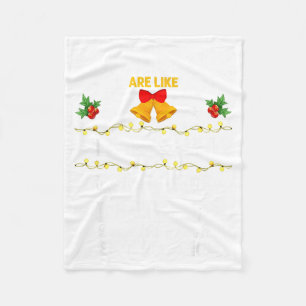 Collega's zijn als kerstverlichting Ze hangen bij Fleece Deken