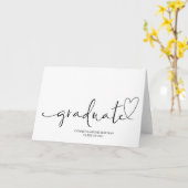 College Afstuderen Gift Idee High School Afstudere Kaart (Gele Bloem)