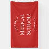 College Afstuderen Toekomstige Afstudeerder Medisc Spandoek (Verticaal)