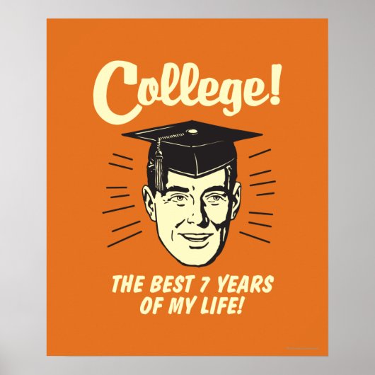 College: Beste 7 jaar van mijn leven Poster (Voorkant)