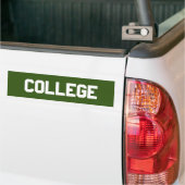 College Bumpersticker (Op Truck)