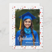 College Doctor Nurse Script Foto Afstuderen Aankondiging (Voorkant / Achterkant)