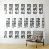 College Dorm Apartment Tapisserie (En situation (horizontale))