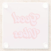 College Dorm Decor Glazen Onderzetter (Achterkant)