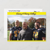 College Football! Briefkaart (Voorkant / Achterkant)