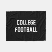 College Football Fleece Blanket (Voorkant (Horizontaal))