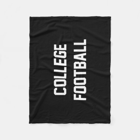 College Football Fleece Blanket (Voorkant)