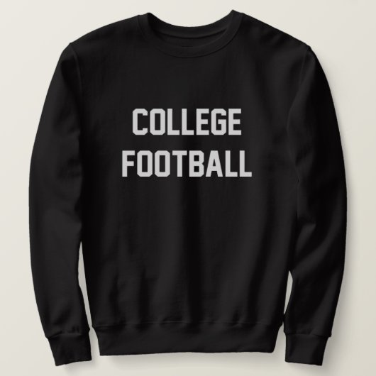 College Football sweatshirt (Design devant)