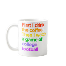 College Football Zaterdag koffie mok