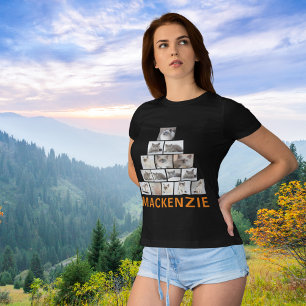 College foto gepersonaliseerde vrouwen grappig Cad T-shirt