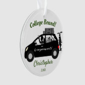 College gebonden Guy Acryl Ornament (voorkant)