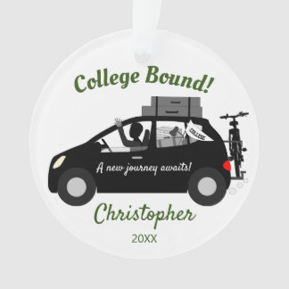 College gebonden Guy Acryl Ornament
