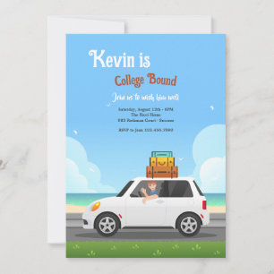 College gebonden mannelijke uitnodiging