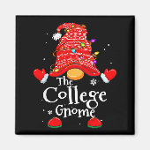 College Gnome - Xmas Family Matching Funny Christm Magneet (Voorkant)