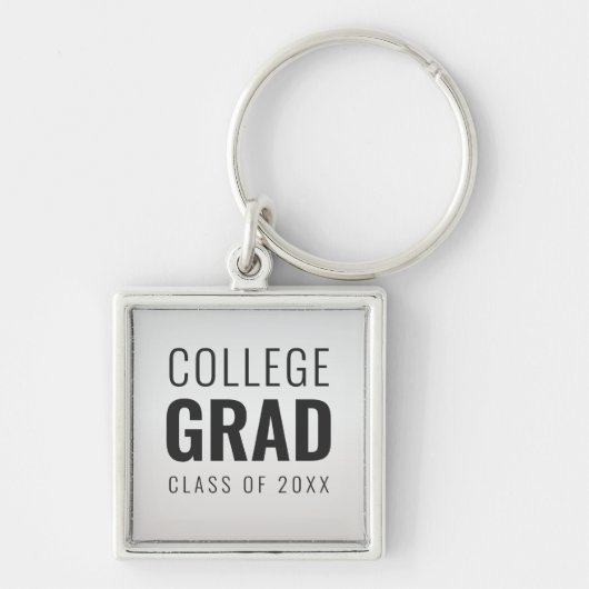 College Grad Class of 20XX Graduation Sleutelhanger (Voorkant)